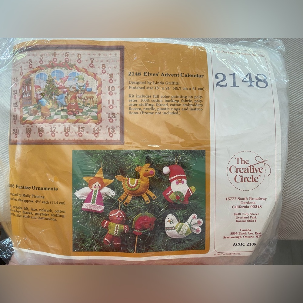 Creative Circle Elves' Advent Calendar Kit